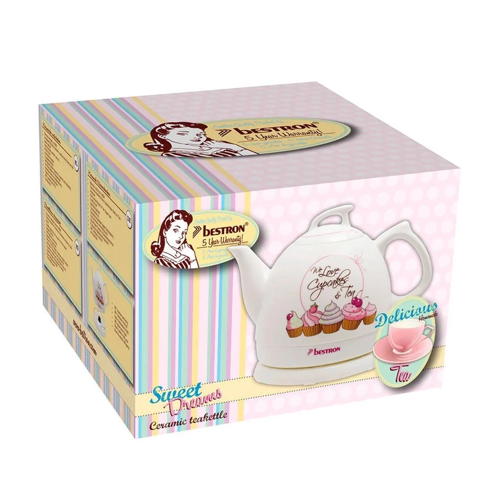 Bestron DTP800SD Keramische Waterkoker 0,8L 1785W 3 Bestron DTP800SD Keramische Waterkoker 0,8L 1785W - Afbeelding 3