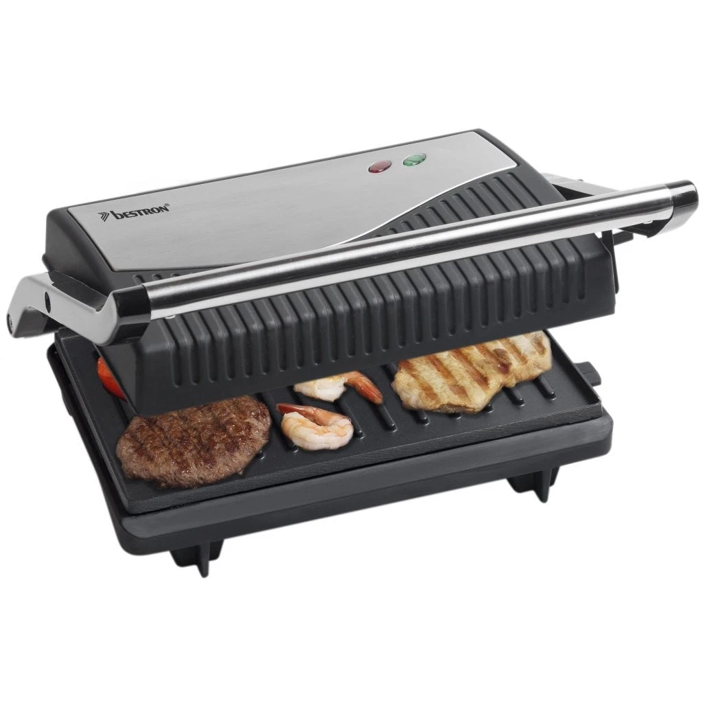 Bestron APG 150 Panini Grill RVS 1 Bestron APG 150 Panini Grill RVS