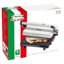 Bestron APM123W Panini Grill Wit -Bestron 8712184053889 5