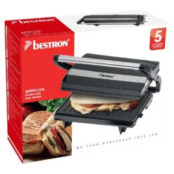 Bestron APM123Z Panini Grill Zwart -Bestron 8712184053902 5