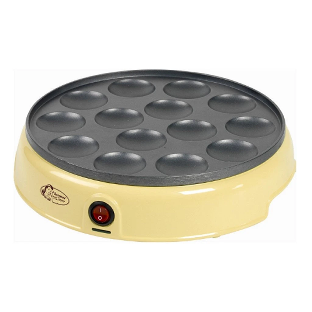 Bestron APFM700SD Sweet Dreams Poffertjesmaker 700W Geel/Zwart 2 Bestron APFM700SD Sweet Dreams Poffertjesmaker 700W Geel/Zwart - Afbeelding 2