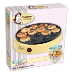 Bestron APFM700SD Sweet Dreams Poffertjesmaker 700W Geel/Zwart 5 Bestron APFM700SD Sweet Dreams Poffertjesmaker 700W Geel/Zwart -Bestron 8712184054794 3