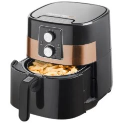 Bestron AAF7003CO Heteluchtfriteuse 4L 1300W Zwart/Koper -Bestron 8712184056620 4