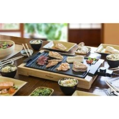 Bestron AG2000BB Teppanyaki Grillplaat Bamboo/Zwart -Bestron 8712184056644 4