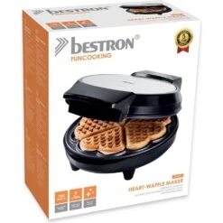 Bestron AWM700S Wafelijzer RVS/Zwart -Bestron 8712184056729 3