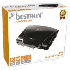 Bestron AMG750Z Tosti-IJzer Zwart -Bestron 8712184057184 3