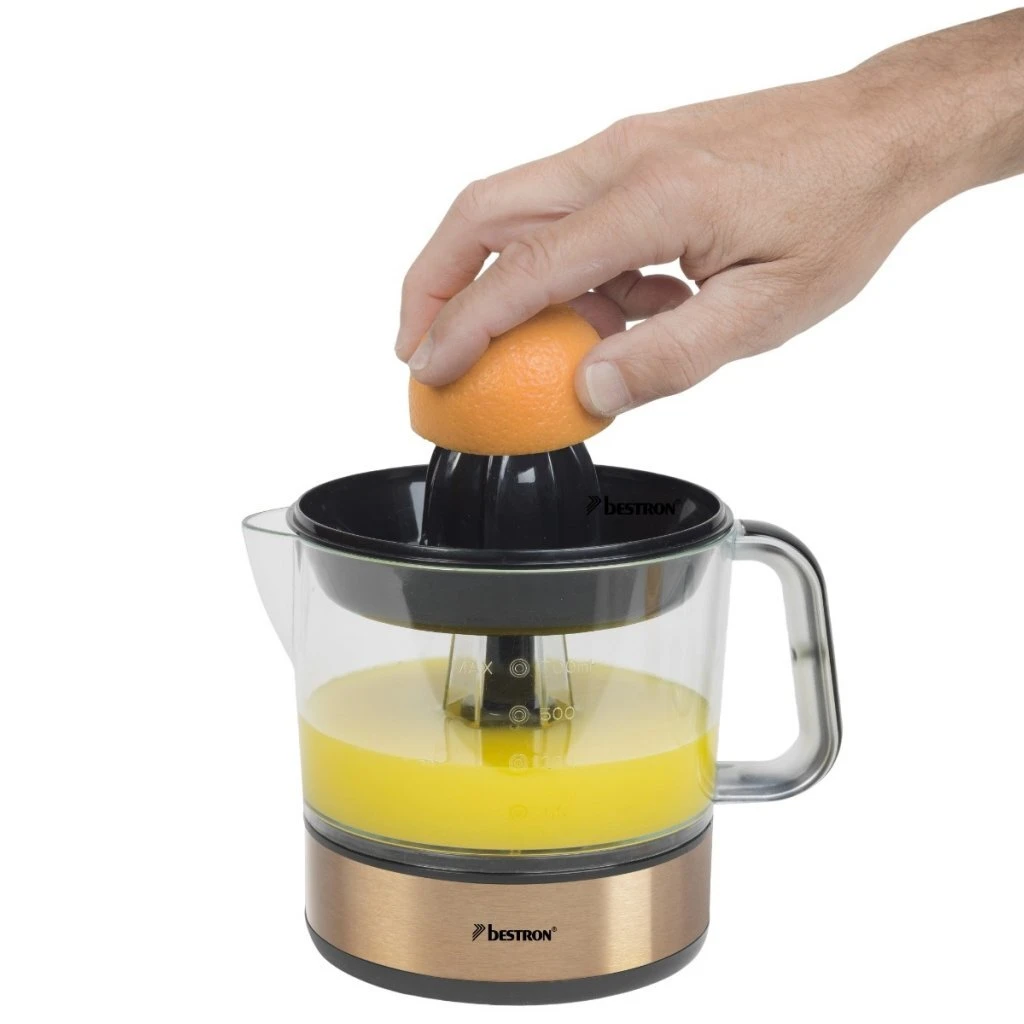 Bestron ACJ350CO Citruspers 0.7L Koper/Transparant 3 Bestron ACJ350CO Citruspers 0.7L Koper/Transparant - Afbeelding 3