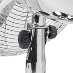 Bestron Tafelventilator DFT35CH Met Draaifunctie In Retrostijl, Hoogte: 43 Cm, ø 35 Cm, 35 W, Chroom -Bestron bestron tafelventilator dft35ch met draaifunctie in retrostijl hoogte 43 cm oe 35 cm 35 w chroom zilver 3