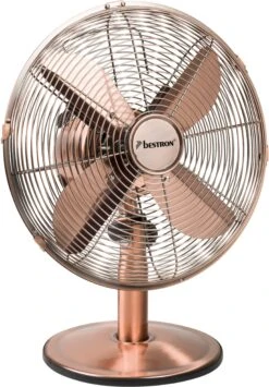 Bestron Plafondventilator DHB42W Met Verlichting, Grote Vleugelspanwijdte Van ø102 Cm, Met Zomer-/winterfunctie, 50 W, Kleur: Ahorn/wit -Bestron bestron tafelventilator dft35co met draaifunctie in retrostijl hoogte 43 cm oe 35 cm 35 w koperkleur goud