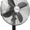 Bestron Tafelventilator Summer Breeze Met Draaifunctie In Retrostijl, Hoogte: 43 Cm, ø 35 Cm, 35 W, Zwart