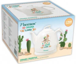 Bestron DTP800DL Lama Design Keramische Waterkoker 0.8L 1800 Watt Wit 7 Bestron DTP800DL Lama Design Keramische Waterkoker 0.8L 1800 Watt Wit -Bestron bestron waterkoker lama en cactus 08l 1785w keramiek wit 4 461403 1600172712