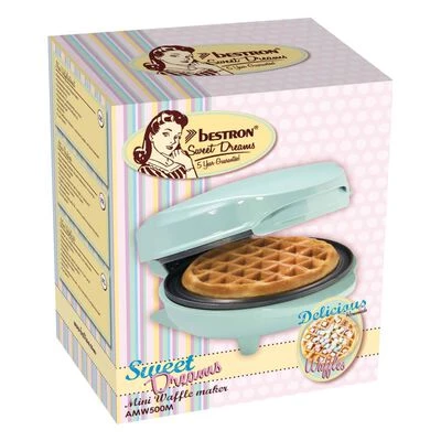 Bestron Miniwafelijzer AMW500M 550 W Mintkleurig 10 Bestron Miniwafelijzer AMW500M 550 W Mintkleurig - Afbeelding 10