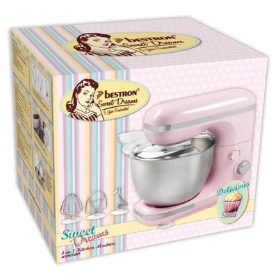 Bestron Keukenmachine AKM900P 1200 W Roze 10 Bestron Keukenmachine AKM900P 1200 W Roze - Afbeelding 10