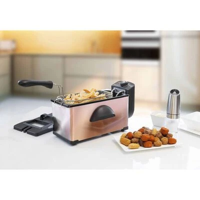 Bestron Friteuse Met Koude Zone AF370CO 2000 W 3,5 L Koperkleurig 11 Bestron Friteuse Met Koude Zone AF370CO 2000 W 3,5 L Koperkleurig - Afbeelding 11