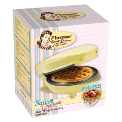 Bestron Miniwafelijzer AMW500V 550 W Geel -Bestron image 11 440245