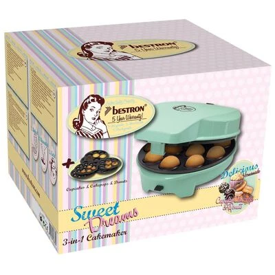 Bestron 3-in-1 Cakemaker Mint 700 W ASW238 12 Bestron 3-in-1 Cakemaker Mint 700 W ASW238 - Afbeelding 12