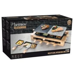 Bestron Gourmetstel ARG300BW 1500 W XL Hout Zwart -Bestron image 16 440282