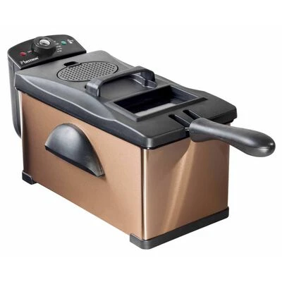 Bestron Friteuse Met Koude Zone AF370CO 2000 W 3,5 L Koperkleurig 1 Bestron Friteuse Met Koude Zone AF370CO 2000 W 3,5 L Koperkleurig