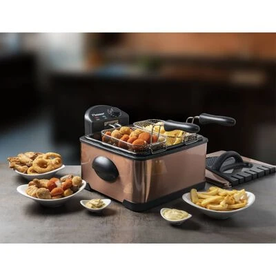 Bestron Friteuse DF402CO 4,5 L Koperkleurig 2 Bestron Friteuse DF402CO 4,5 L Koperkleurig - Afbeelding 2