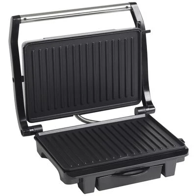 Bestron Panini Grill ASW113S 1000 W Zilver 3 Bestron Panini Grill ASW113S 1000 W Zilver - Afbeelding 3