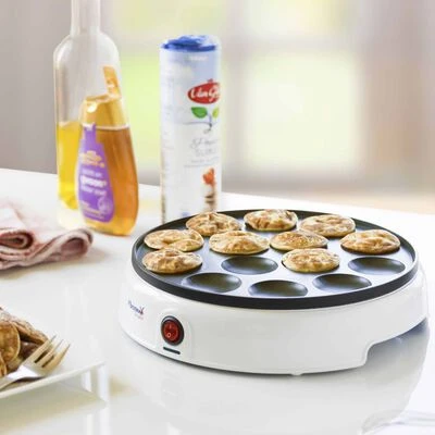 Bestron Poffertjesmaker APFM700W 800 W Wit 3 Bestron Poffertjesmaker APFM700W 800 W Wit - Afbeelding 3