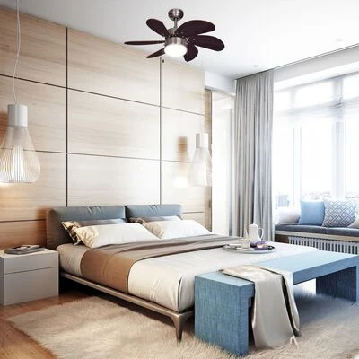 Bestron Plafondventilator Met Lamp DC30BC 75 Cm 50 W Chroom 3 Bestron Plafondventilator Met Lamp DC30BC 75 Cm 50 W Chroom - Afbeelding 3