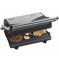 Bestron Panini Grill 750 W Zilver En Zwart Roestvrij Staal APG150 9 Bestron Panini Grill 750 W Zilver En Zwart Roestvrij Staal APG150 -Bestron image 4 420272