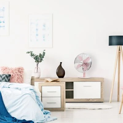 Bestron Tafelventilator DFT35R Retro 35 W 35 Cm Roze 4 Bestron Tafelventilator DFT35R Retro 35 W 35 Cm Roze - Afbeelding 4