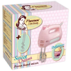 Bestron Handmixer Sweet Dreams AHM300P 300 W Roze 7 Bestron Handmixer Sweet Dreams AHM300P 300 W Roze -Bestron image 4 427989