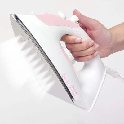 Bestron Stoomstrijkijzer AEA6088P 1800 W Wit En Roze 4 Bestron Stoomstrijkijzer AEA6088P 1800 W Wit En Roze - Afbeelding 4