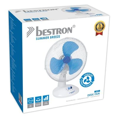 Bestron Tafelventilator 27 Cm Wit DDF27W 5 Bestron Tafelventilator 27 Cm Wit DDF27W - Afbeelding 5