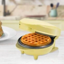 Bestron Miniwafelijzer AMW500V 550 W Geel -Bestron image 5 440245