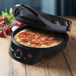 Bestron Pizzamaker/tafelgrill APZ400Z 1800 W Zwart -Bestron image 5 440263