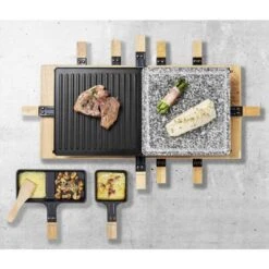 Bestron Gourmetstel ARG300BW 1500 W XL Hout Zwart -Bestron image 5 440282