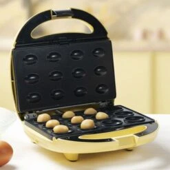 Bestron Walnotencakemaker ANP801V 850 W Vanillekleurig -Bestron image 5 441201