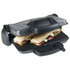 Bestron Contactgrill Viva Italia ACG380 1800 W 31x22 Cm Grijs -Bestron image 7 427991