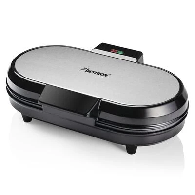 Bestron Wafelijzer ADWM730S Hartvormig Dubbel 1200 W Zwart En Zilver 7 Bestron Wafelijzer ADWM730S Hartvormig Dubbel 1200 W Zwart En Zilver - Afbeelding 7