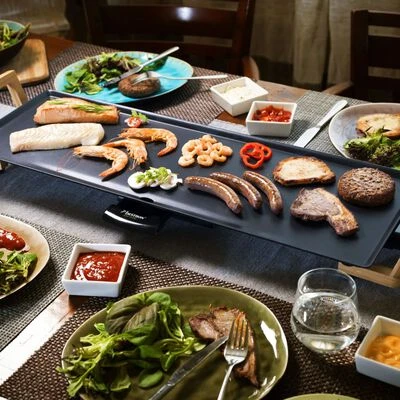 Bestron Tafelbakplaat Asia Lounge ABP603BB XL 70x23 Cm Bamboe 8 Bestron Tafelbakplaat Asia Lounge ABP603BB XL 70x23 Cm Bamboe - Afbeelding 8