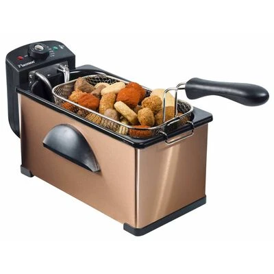 Bestron Friteuse Met Koude Zone AF370CO 2000 W 3,5 L Koperkleurig 9 Bestron Friteuse Met Koude Zone AF370CO 2000 W 3,5 L Koperkleurig - Afbeelding 9