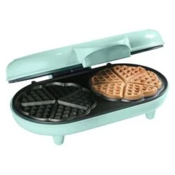 Bestron Wafelijzer ADWM1000M Hartvormig Dubbel 1000 W Mintkleurig -Bestron image 9 440242