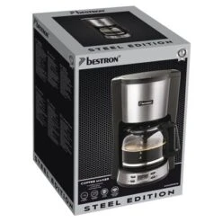 Bestron Koffiezetapparaat ACM800STE 1000 W 1,5 L Roestvrij Staal 17 Bestron Koffiezetapparaat ACM800STE 1000 W 1,5 L Roestvrij Staal -Bestron image 9 440274