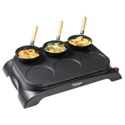 Bestron Wok- En Crêpemakerset Voor 6 Personen AWS600 1000 W Zwart -Bestron image 9 441205