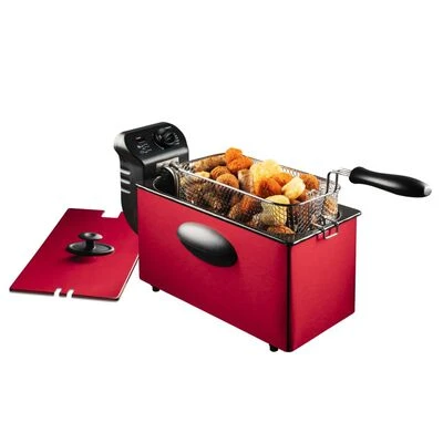 Bestron Friteuse Met Koude Zone AF357R 2000 W 3,5 L Rood 9 Bestron Friteuse Met Koude Zone AF357R 2000 W 3,5 L Rood - Afbeelding 9