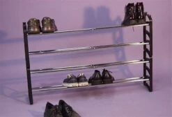 Bestron Tafelventilator Summer Breeze Mobiel Apparaat, Met Draaifunctie, Hoogte: 57 Cm, ø 35 Cm, Zwart/bruin -Bestron inosign schoenenrek 2 stuks zwart