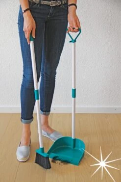 Bestron Plafondventilator DHB42W Met Verlichting, Grote Vleugelspanwijdte Van ø102 Cm, Met Zomer-/winterfunctie, 50 W, Kleur: Ahorn/wit -Bestron thinkhome veegset stoffer en blik in een set blauw 1