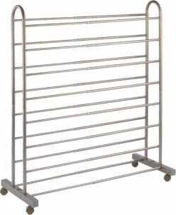 Bestron Vloerventilator In Retrostijl Windmachine Met 3 Snelheidsinstellingen & Traploos Kantelbare Ventilatorkop, Hoogte: 47 Cm, Ø 45 Cm, 100 W, Zwart -Bestron wenko schoenenrek giant uitschuifbaar met 4 rollen bruin